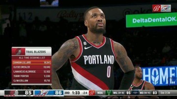 开云体育直播-里程碑变成“里程悲”，利拉德成队史得分王却糟绝杀